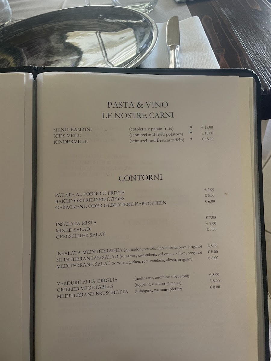 Ristorante Pasta e Vino Menu - Image 2